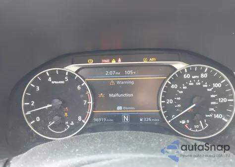 2021 Nissan Altima Sv Fwd из США, поврежденный, VIN 1N4BL4DV3MN313491